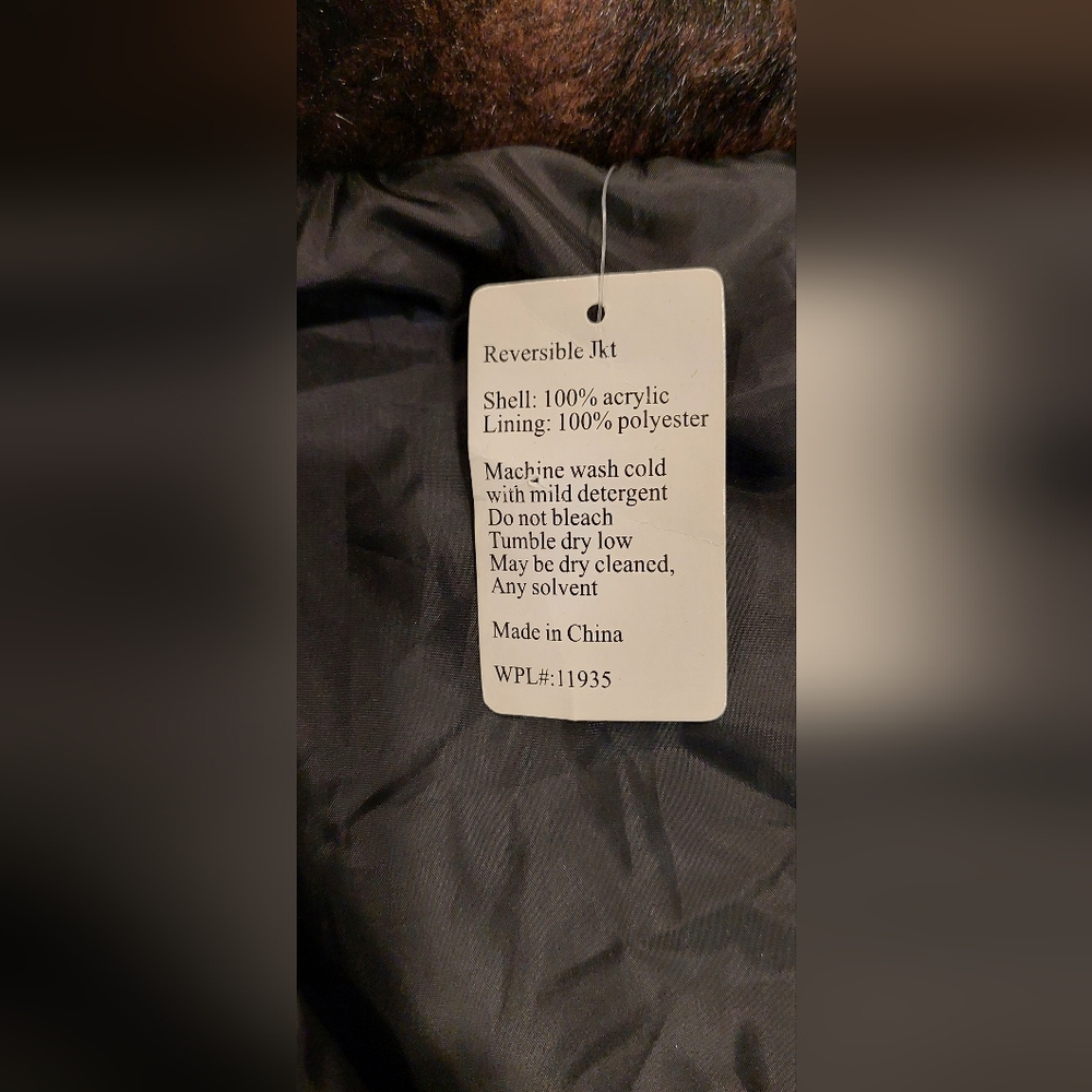Elegant Brown Teddy Jacket for Women - Picture 7 of 11
